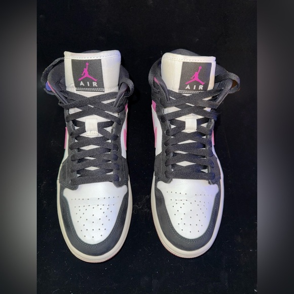 Nike Air Jordan's 1 Women's Mid "Cactus Flower" Sneakers BQ6472-005 - Picture 3 of 9